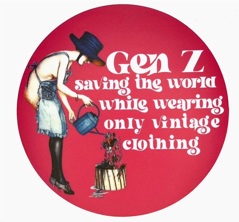 Gen Z Vinyl Sticker 4”