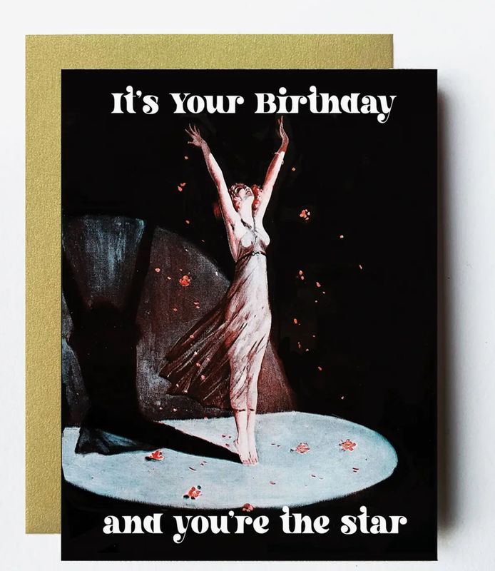 You’re The Star Birthday Card 