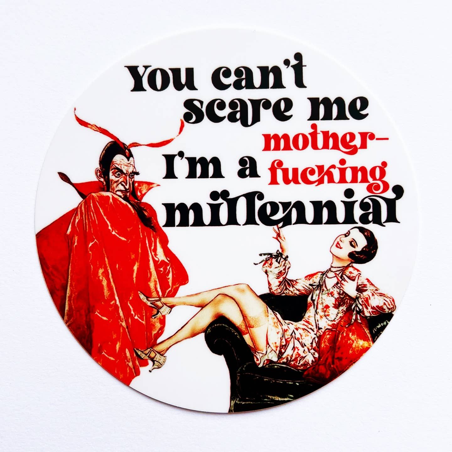 Millennial Vinyl Sticker 4’