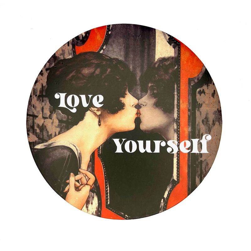 Love Yourself Vinyl Sticker 4’