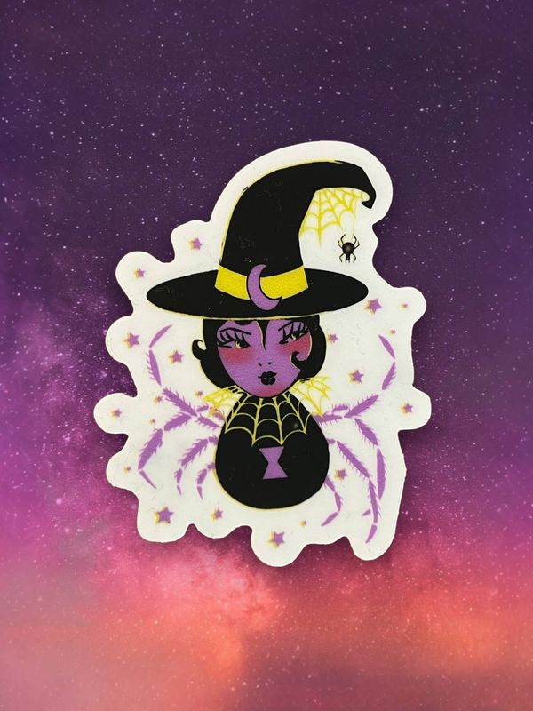 Spider Baby - Clear Sticker
