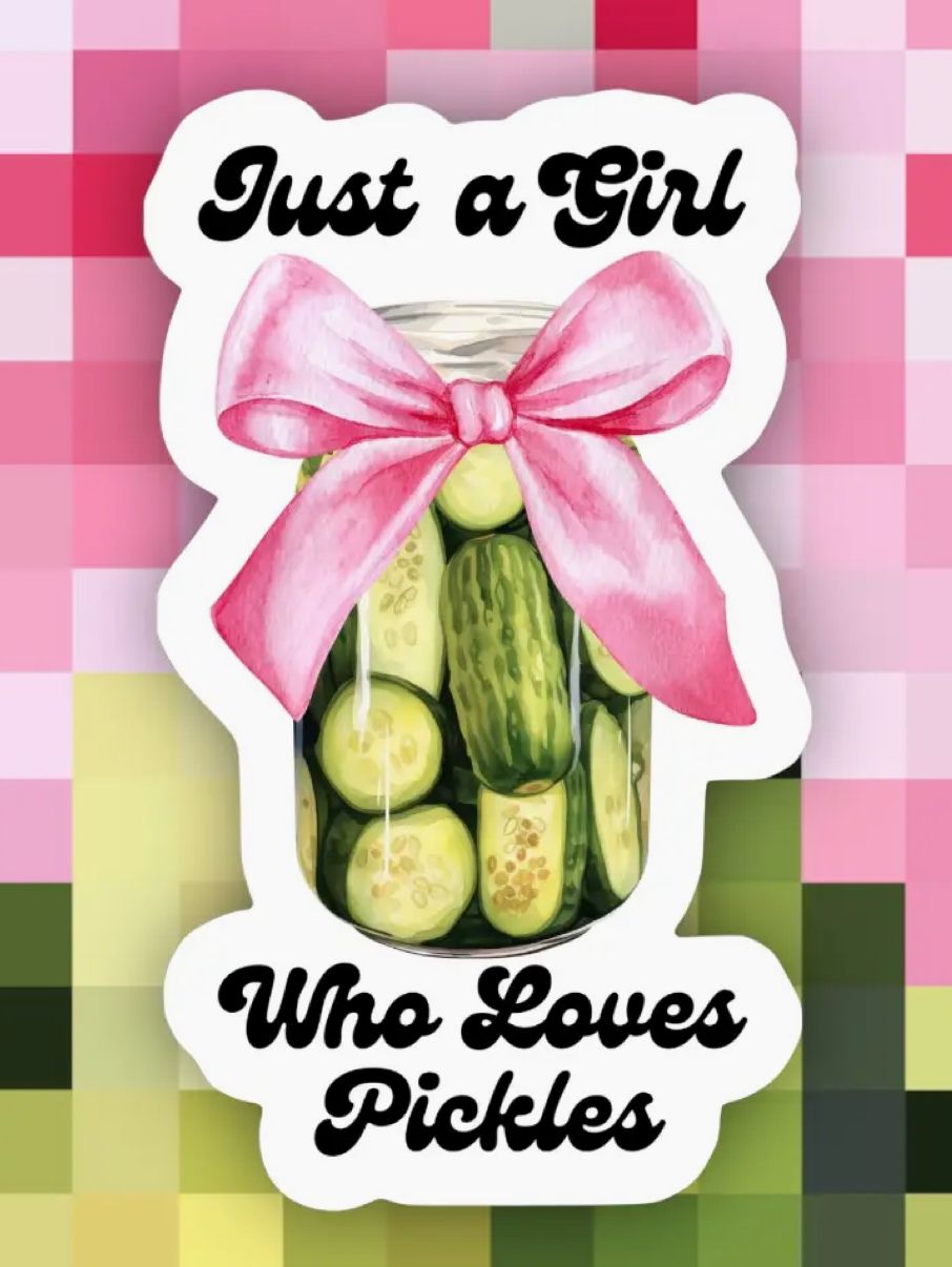 Just  A Girl Who Loves Pickle Sticker