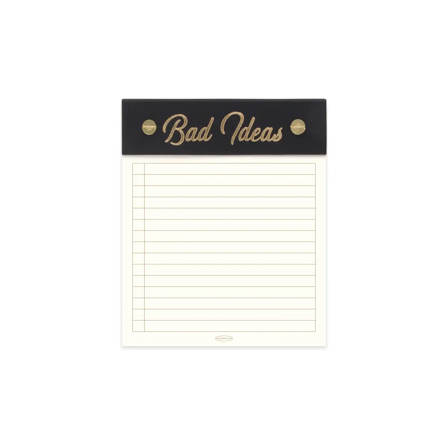 Post Bound Notepad - Bad Ideas