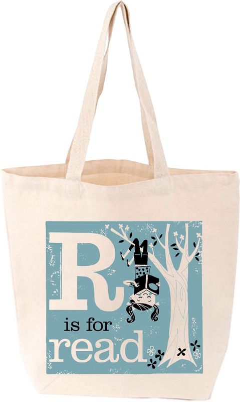 R is for Read Tote Bag