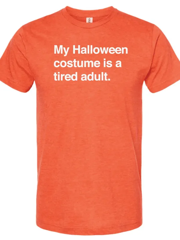 Tired Adult Halloween Costume