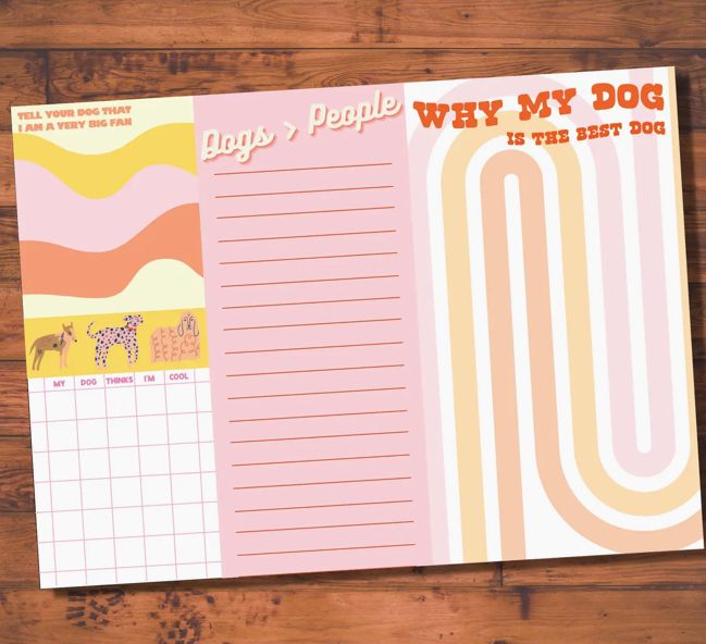 Dog Lovers Notepad Set