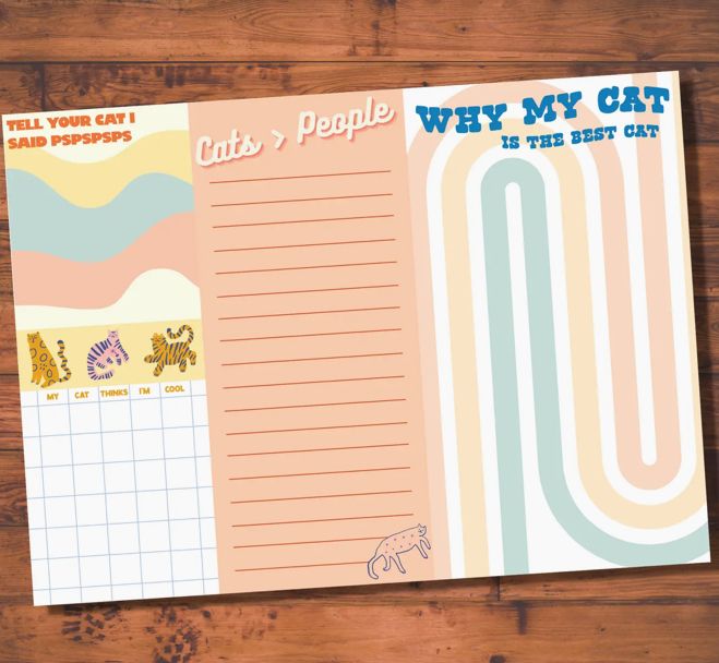 Cat Lovers Notepad Set 