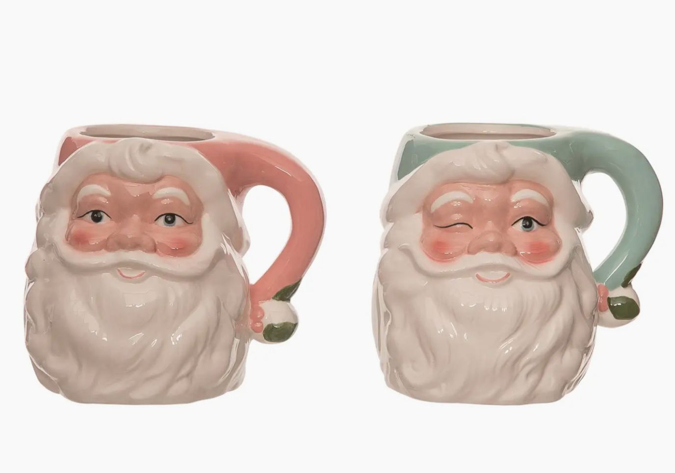 Vintage Santa Head Lg Mug