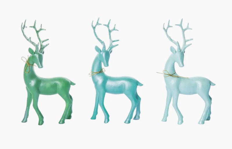 Christmas Small Cool Metallic Reindeer