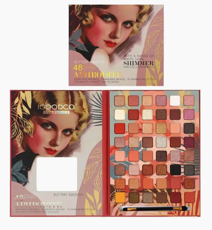 48 Color Eyeshadow Palette Aphrodite 