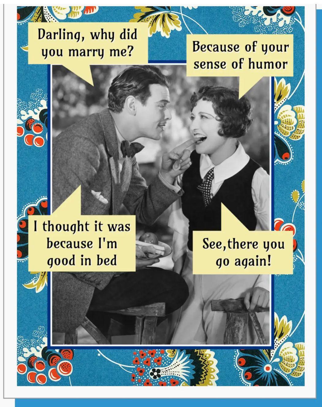 Sense of Humor Greeting Card