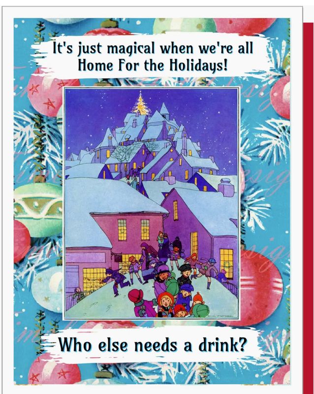 Home for the Holidays Christmas Card