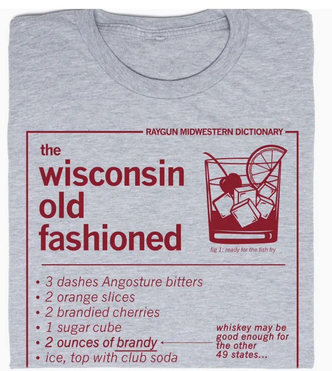 Wisconsin Old Fashioned Tees