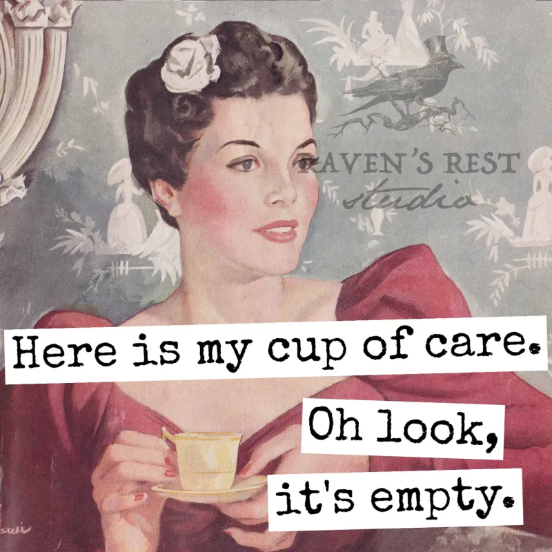 Here Is My Cup of Care...Magnet