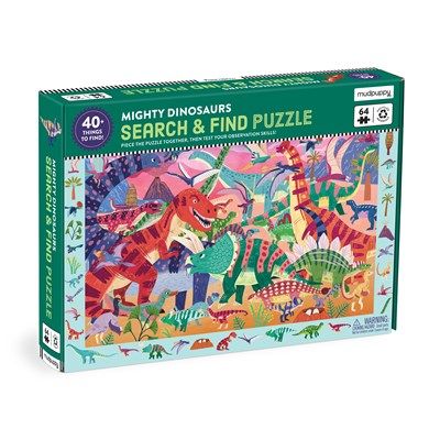 Mighty Dinosaurs 64 Piece Search &amp; Find Puzzle