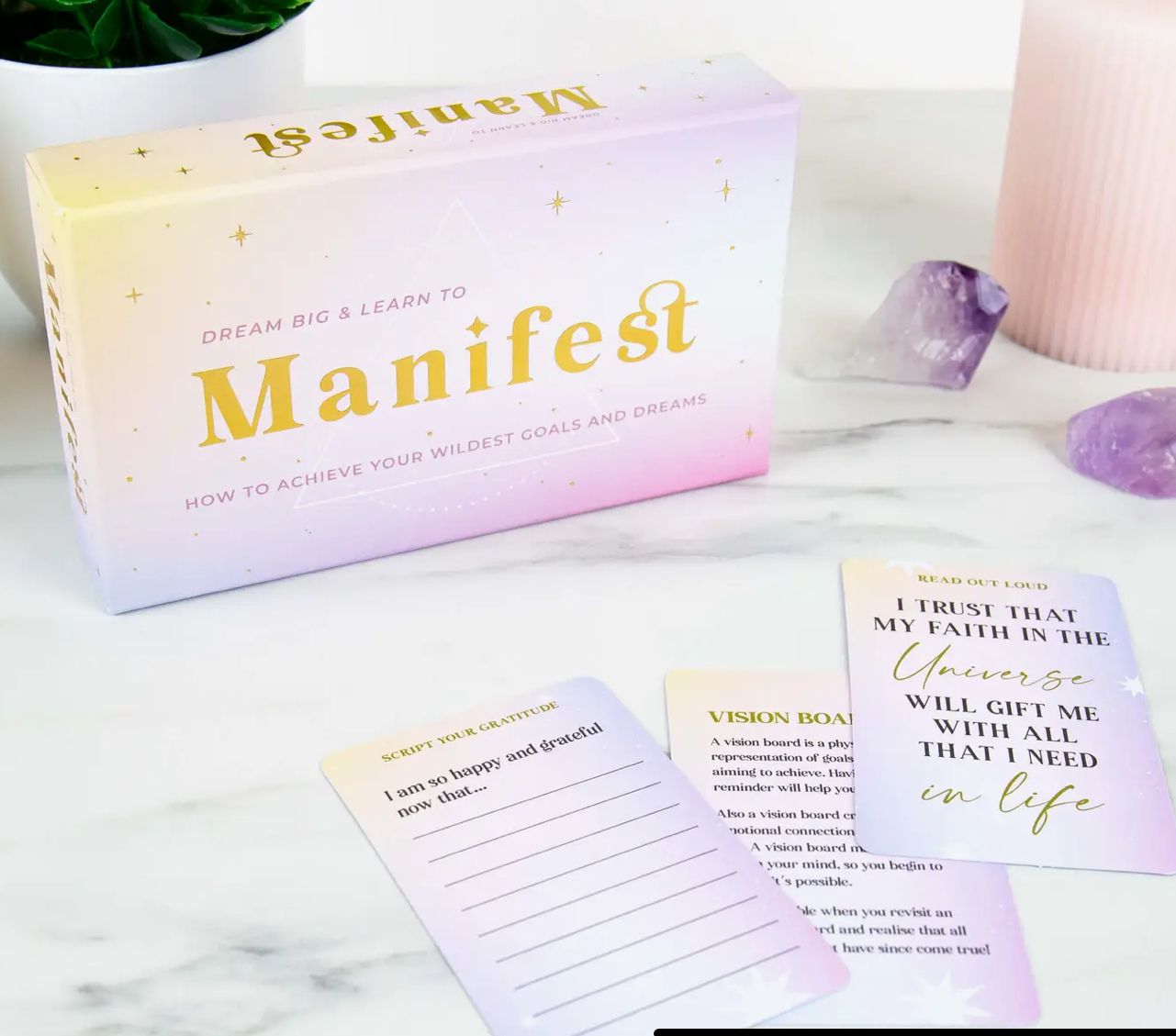 Dream Big and Learn to Manifest Cards