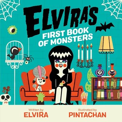 Elvira's First Book of Monsters Board Book 