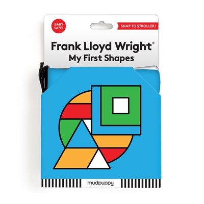 Frank Lloyd Wright My First Shapes Crinkle Fabric Stroller Book