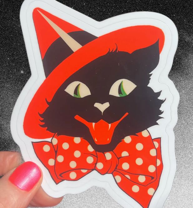Cat Witch Sticker