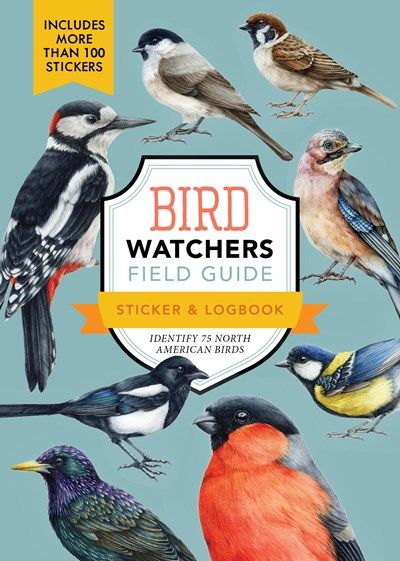 Bird Watchers' Field Guide Sticker &amp; Logbook
