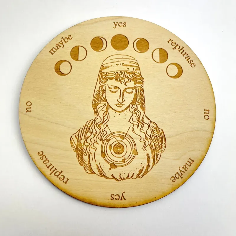 Celestial Goddess Pendulum Board 8”