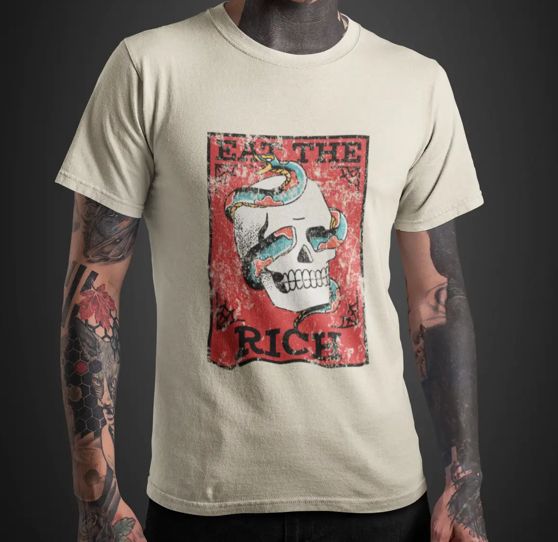 Eat The Rich Vintage T-Shirt 