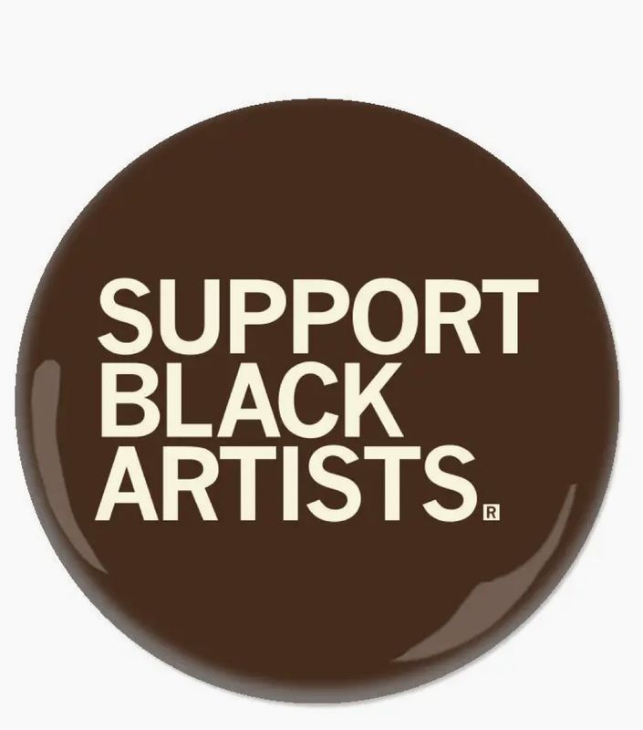 Support Black Artist Button
