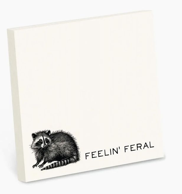 Feelin’ Feral Sticky Notepd