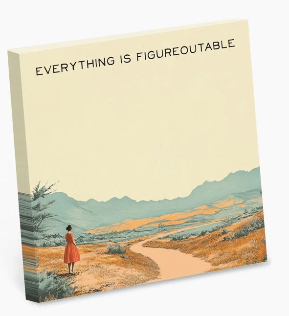 Everything Is Figureoutable Motivational Sticky Note Pad