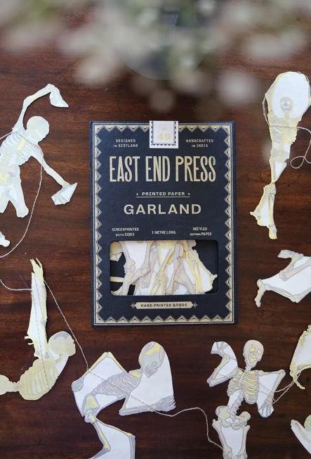 Dancing Skeletons Sewn Garland