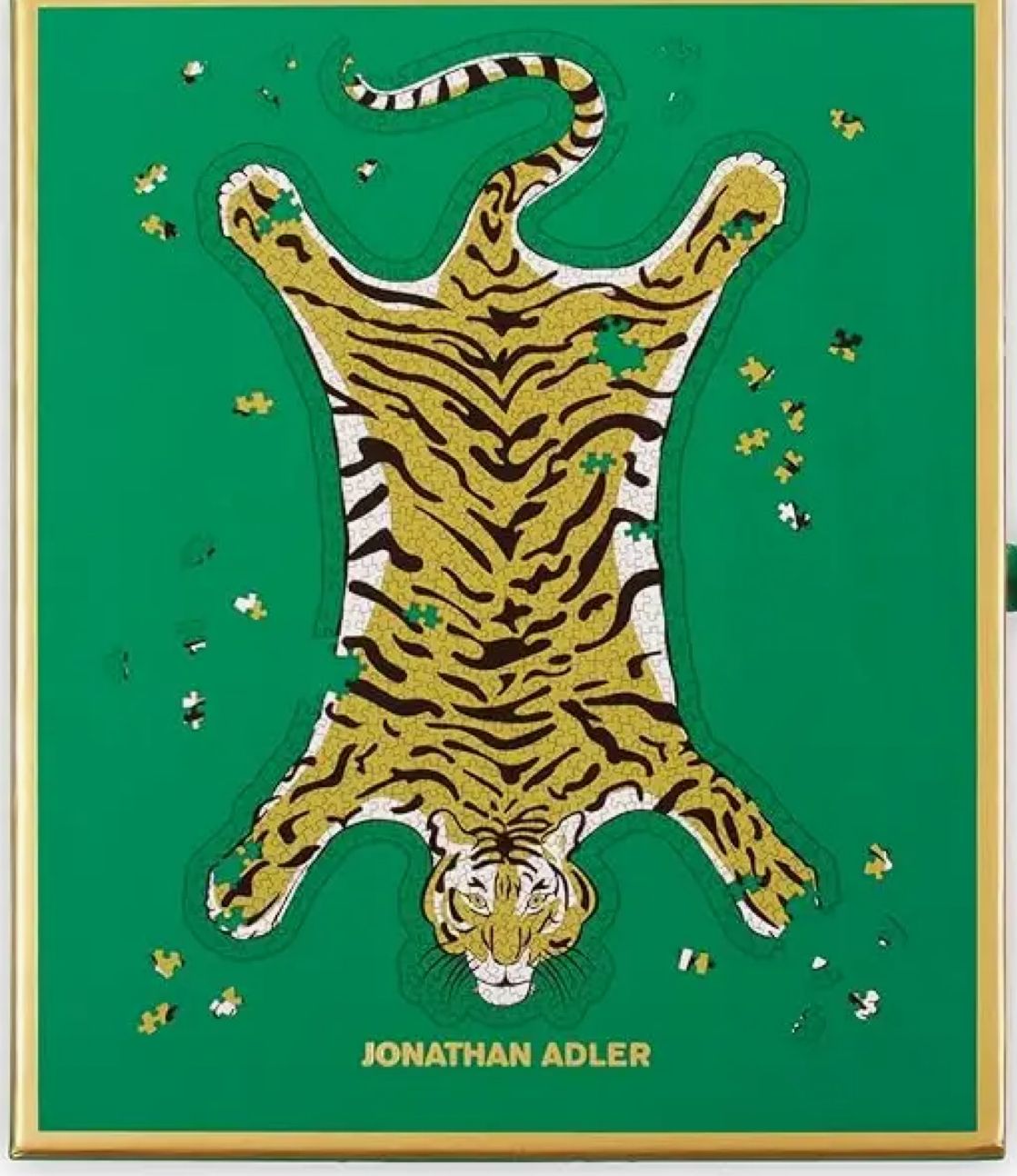 Jonathan Adler 750 Piece Shaped Foil Puzzle