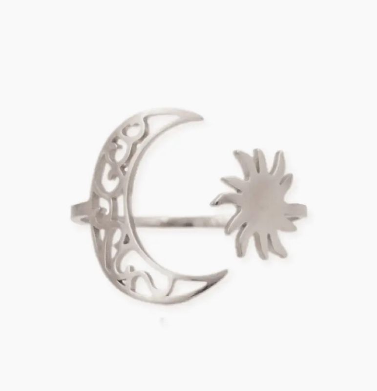Moonlight Dreams Silver Wrap Ring