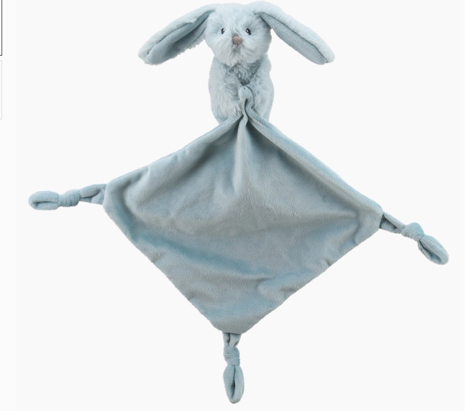 Finger Puppet Comforter Bunny (Blue)