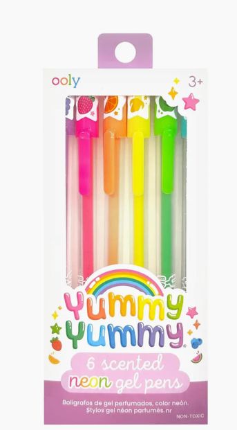 Yummy Yummy Scented Gel Pens - Neon (Set of 6)