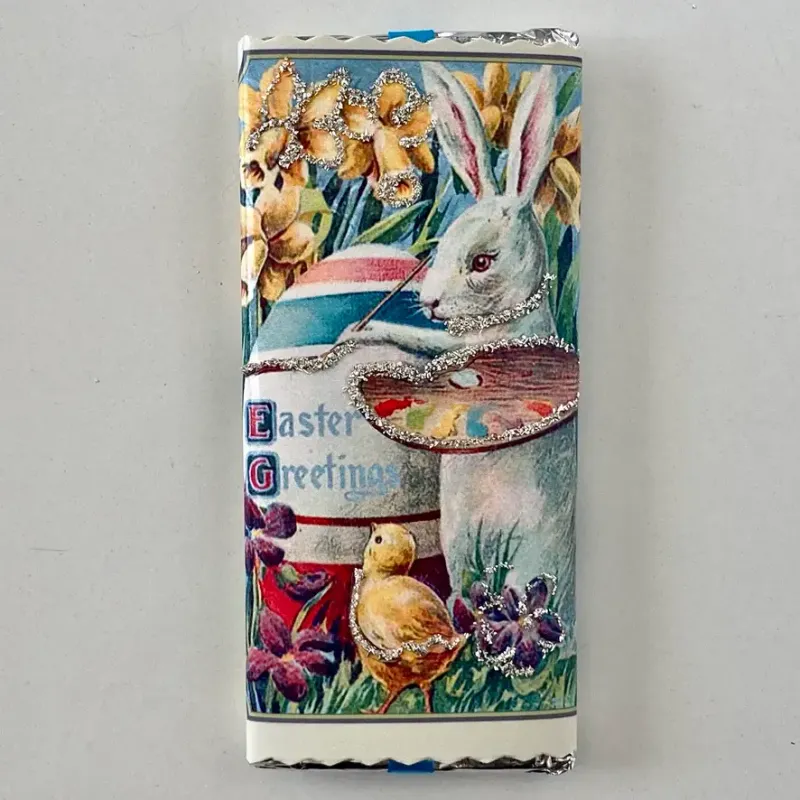 Bunny Paints Milk Chocolate Bar