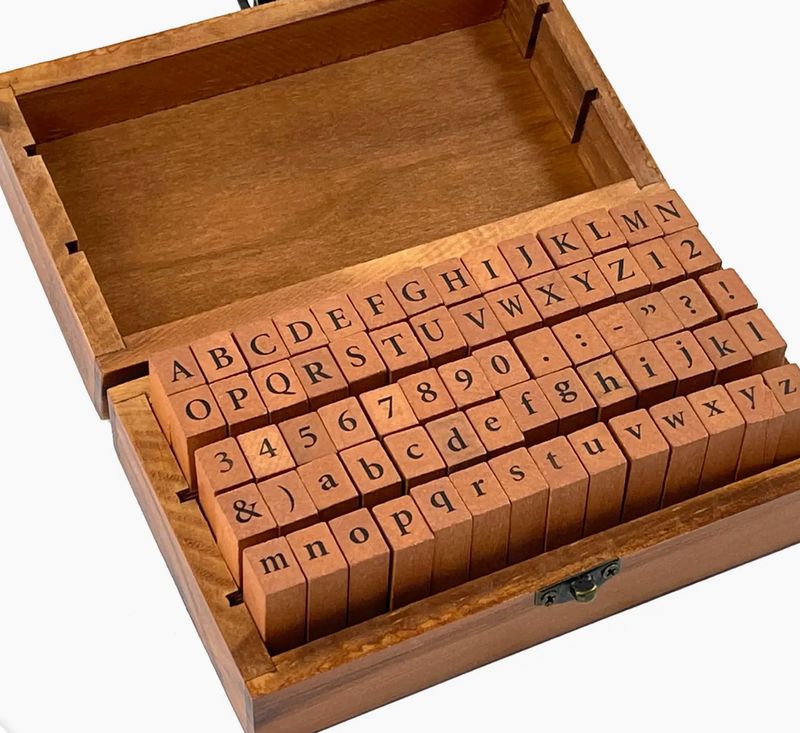 Studio Series Letterpress Stamp Set