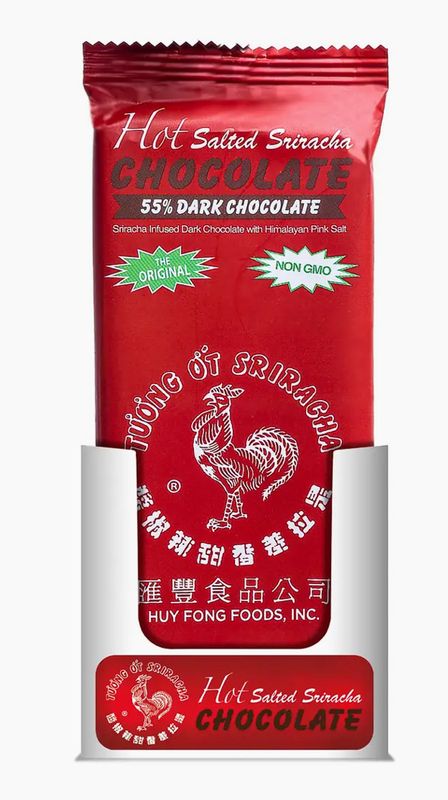 Sriracha 55% Dark Chocolate Bar 2.5oz 