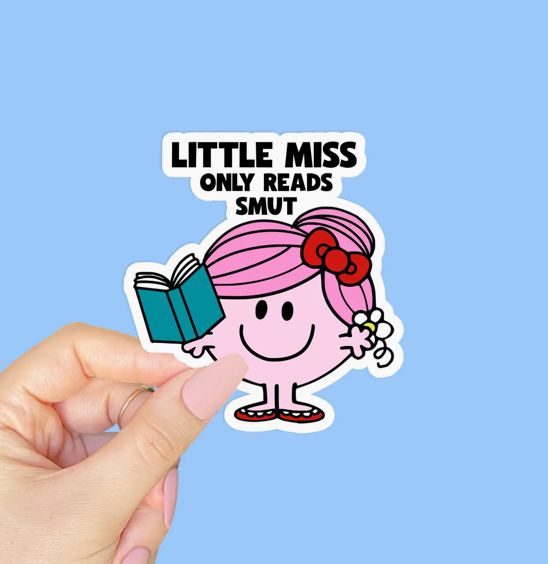 Lil Miss Only Reads Smut Sticker