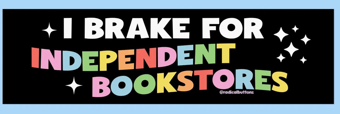 Bookish Bumper Sticker