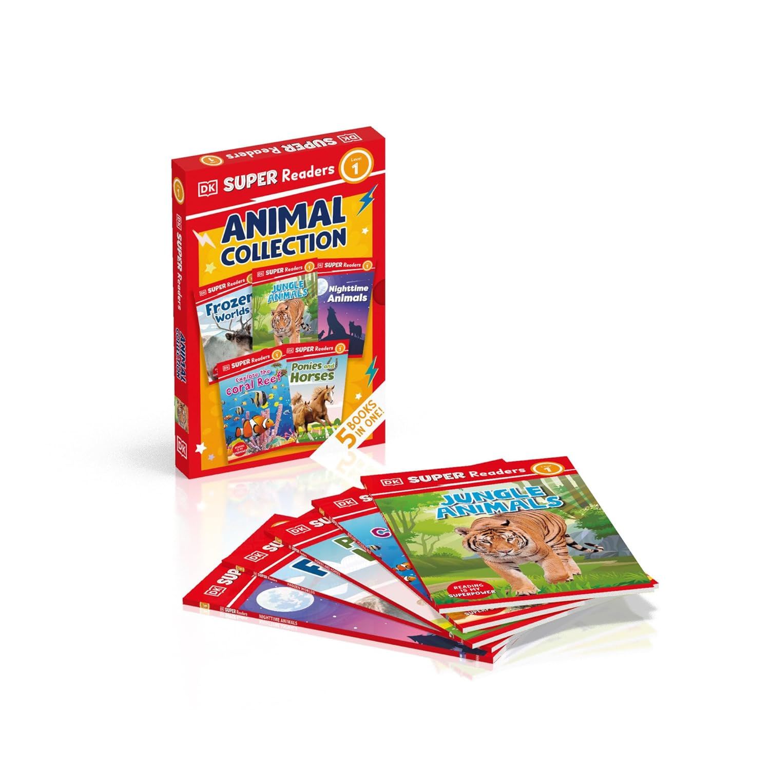 DK Super Readers Animal Collection Level 1 (5 Book Set)