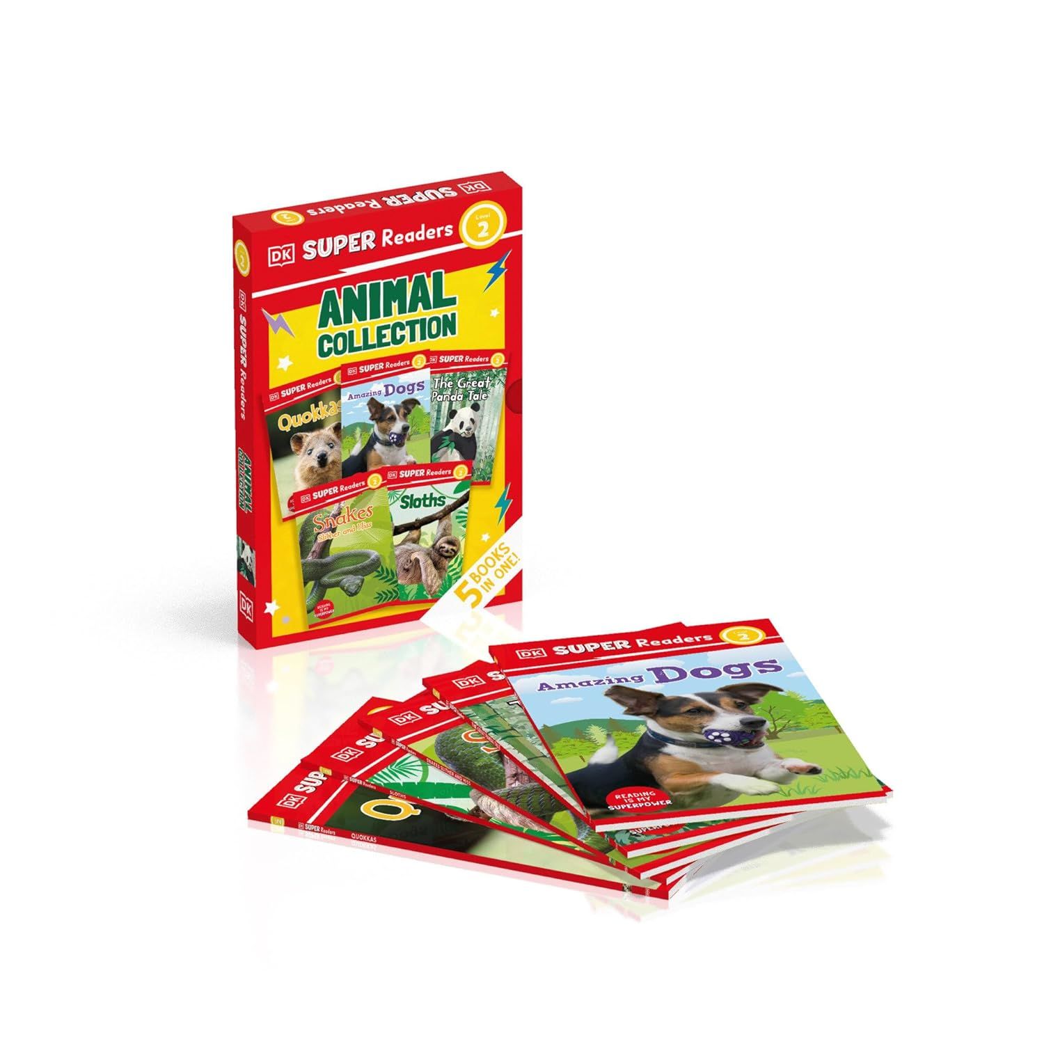 DK Super Readers Animal Collection Level 2 (5 Book Set)