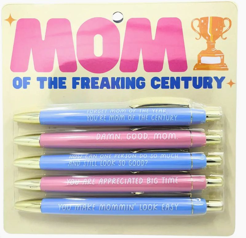 Mom Of The Freaking Century Pen Set 