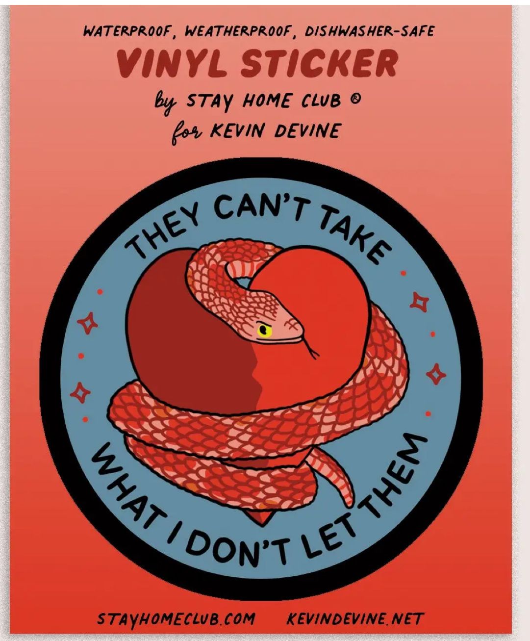 They Can’t Take What Vinyls Sticker