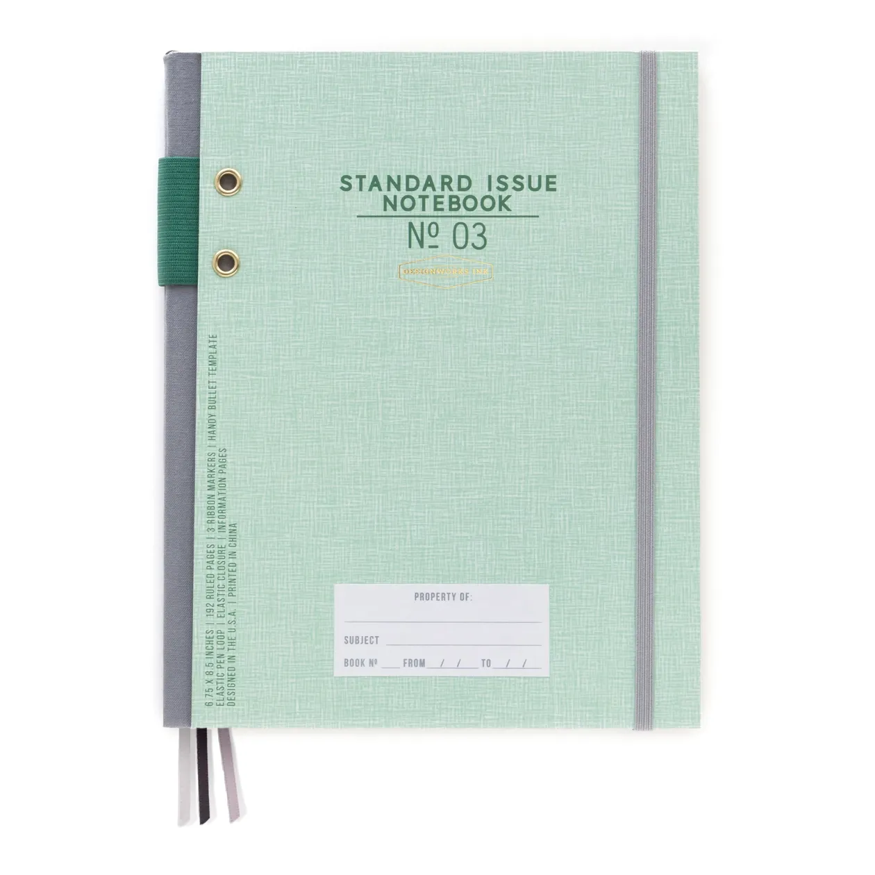 Green Standard Issue  Journal No 3