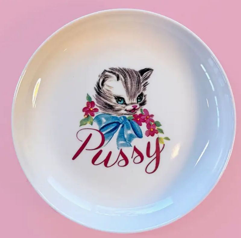 Pussy Cat Trinket Tray 