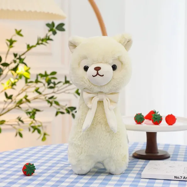 Llama Plushie - White