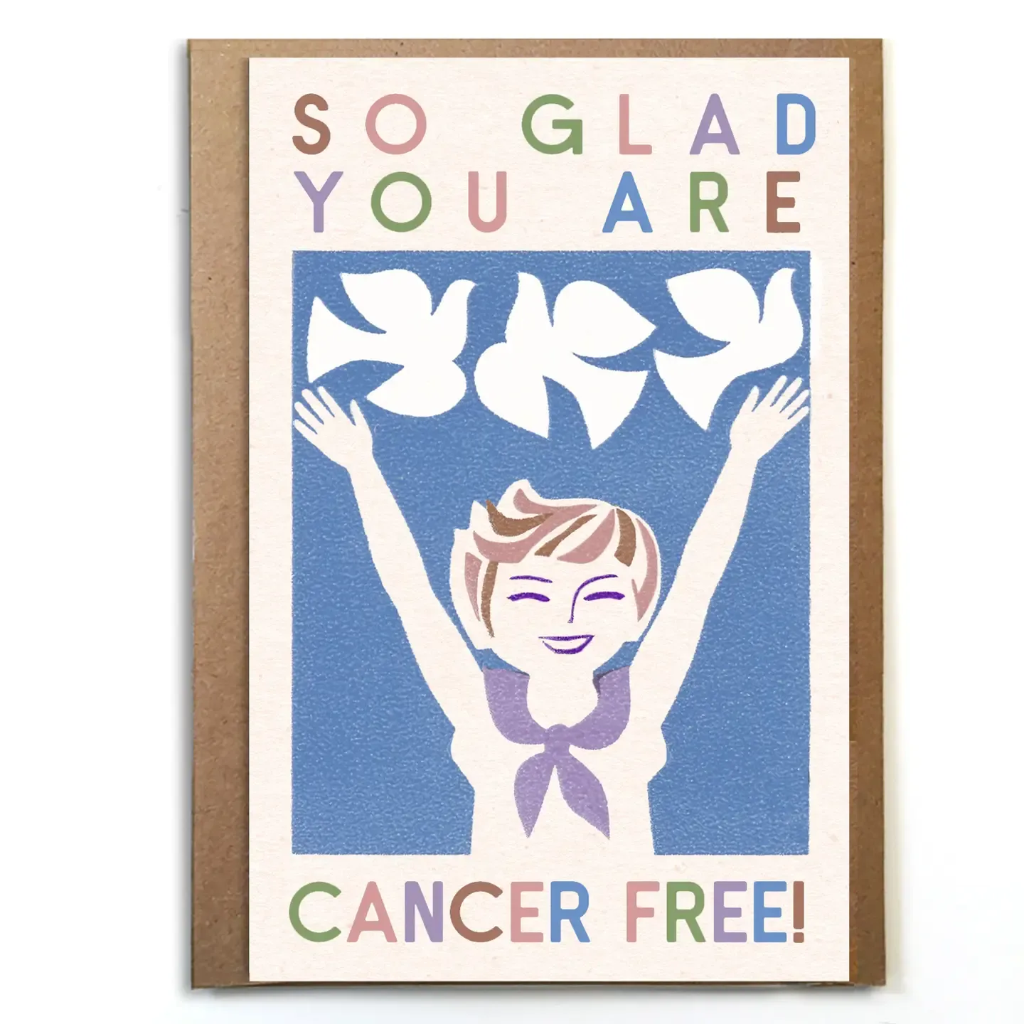 So Glad You Are Cancer Free! congratulations Recovery Card 