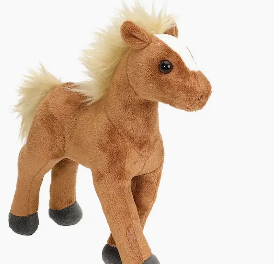 Mini Brown Foal Standing Stuffed Animal 8"