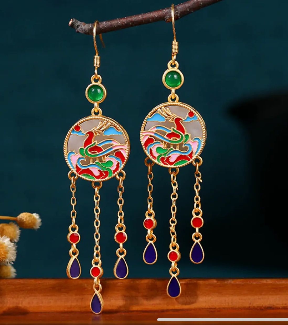 Magical Deers Giving Blessing Earrings