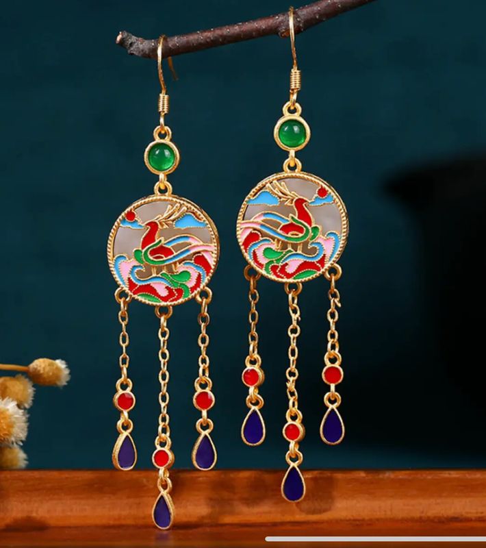 Magical Deers Giving Blessing Earrings